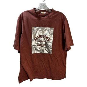 Crew Neck Oversize T-Shirt Short Sleeve Women's Medium‎